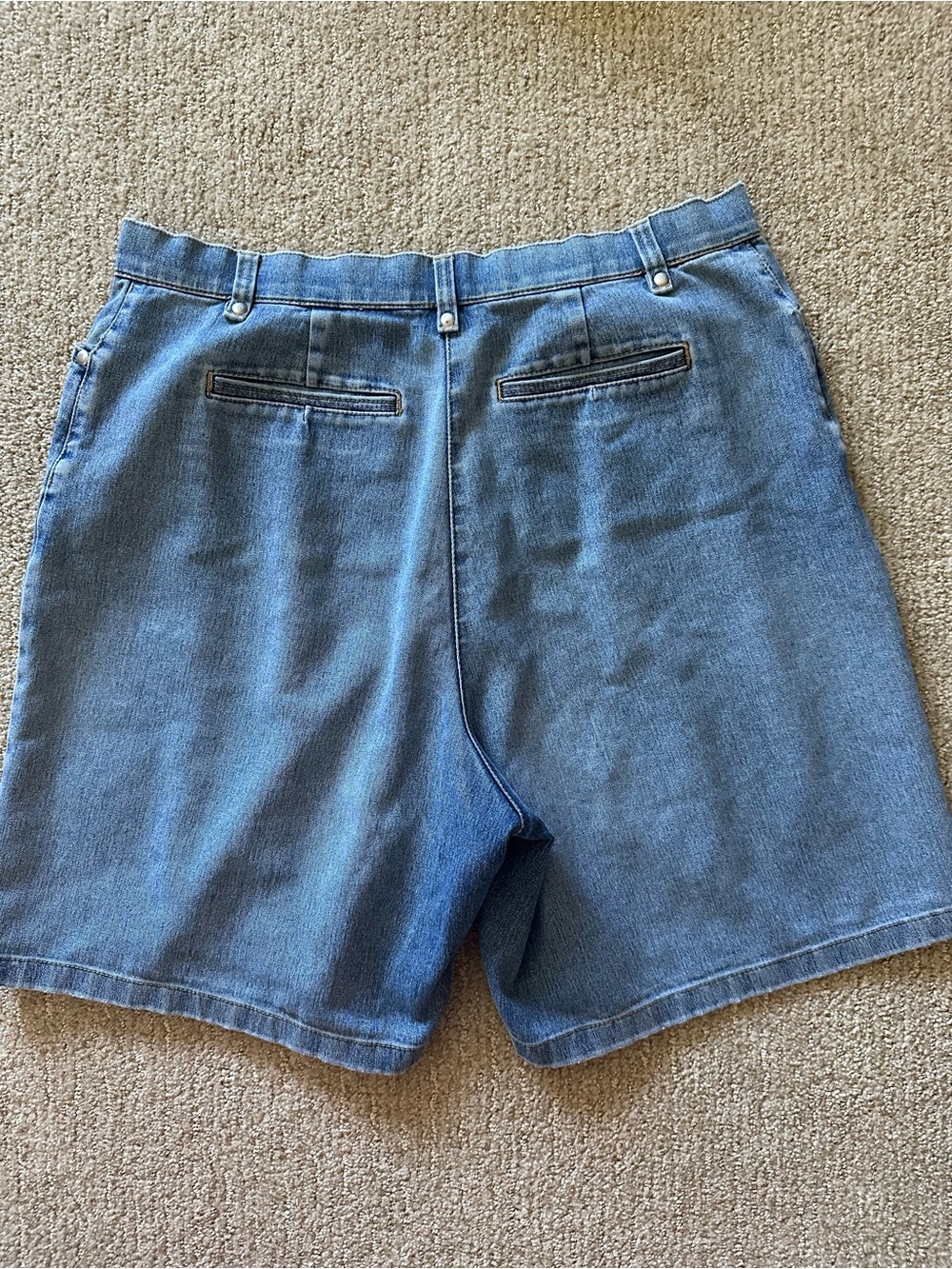 Vintage Haggar 90’s Baggy Denim Shorts | High Waist Retro Jorts | Relaxed Fit 10
